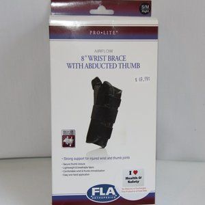 New with Tags Pro-Lite 8” Wrist Brace with Abducted Thumb